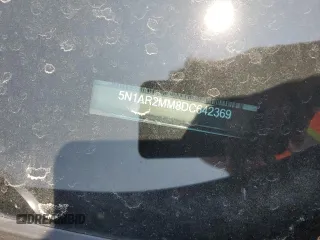 2013 Nissan Pathfinder Platinum with VIN 5N1AR2MM8DC642369, listed as a Copart auction lot 57944905 with 152,984 mi miles and Salvage title. Bid and sale history available at DreamBid. Image 13.