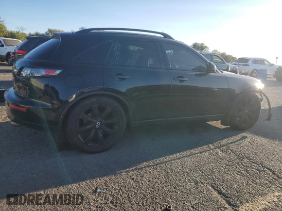 2006 Infiniti FX with VIN JNRAS08W16X207472, listed as a Copart auction lot 73719984 with 93,532 mi miles and Salvage Title. Bid and sale history available at DreamBid. Image 3.