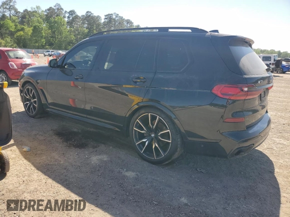 2022 BMW X7 xDrive40i z VIN 5UXCW2C07N9K42630, wystawiony jako Copart lot #52619295 z przebiegiem 60 706 mil mil oraz Szkoda całkowita • Salvage title. Historia ofert i sprzedaży dostępna na DreamBid. Obrazek 2.