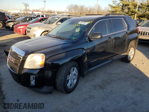 2013 GMC Terrain SLT with VIN 2GKFLUE31D6392063, listed as a Copart auction lot 42920585 with 105,037 mi miles and Salvage Title. Bid and sale history available at carsss.com. Image 1.