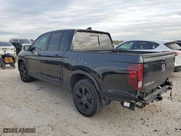 2018 Honda Ridgeline Black Edition with VIN 5FPYK3F86JB008383, listed as a Copart auction lot 82991604 with 0 mi miles and Salvage Title. Bid and sale history available at carsss.com. Image 2.