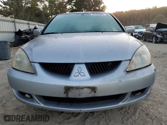 2005 Mitsubishi Lancer ES with VIN JA3AJ26EX5U013384, listed as a Copart auction lot 78102004 with 293,208 mi miles and Clean Title. Bid and sale history available at carsss.com. Image 5.
