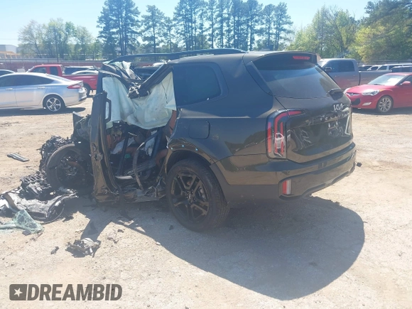 2024 Kia Telluride SX Prestige X-Pro with VIN 5XYP5DGC2RG418574, listed as a IAAI auction lot 39062660 with Not Provided miles and . Bid and sale history available at DreamBid. Image 3.