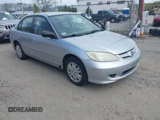 2005 Honda Civic LX with VIN 2HGES16525H597195, listed as a IAAI auction lot 42095607 with 146,849 mi miles and . Bid and sale history available at DreamBid. Image 1.