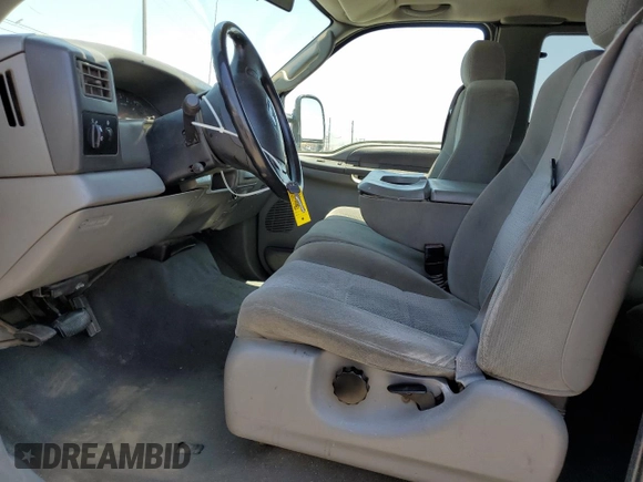 2004 Ford F-250 XL with VIN 1FTNX20L64EB19073, listed as a Copart auction lot 57533145 with 287,118 mi miles and Salvage title. Bid and sale history available at DreamBid. Image 7.