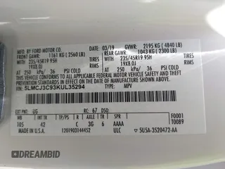 2019 Lincoln MKC Reserve с VIN 5LMCJ3C93KUL35294, выставлен на аукционе IAAI как лот 41978877 с пробегом 41 855 миль миль и . История ставок и продаж доступна на DreamBid. Изображение 9.
