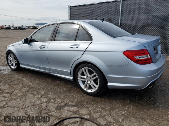2013 Mercedes-Benz C-Class C 250 Sport with VIN WDDGF4HB4DR255090, listed as a Copart auction lot 54426945 with 154,298 mi miles and Salvage Title. Bid and sale history available at carsss.com. Image 2.