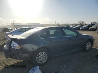 2010 Chevrolet Impala Police Police with VIN 2G1WD5EM1A1183009, listed as a Copart auction lot 47126735 with 111,620 mi miles and Salvage Title. Bid and sale history available at carsss.com. Image 3.