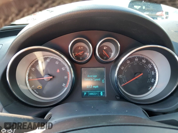 2011 Buick Regal CXL RL1 with VIN 2G4GN5EC0B9184537, listed as a Copart auction lot 87599105 with 88,221 mi miles and Salvage Title. Bid and sale history available at DreamBid. Image 9.
