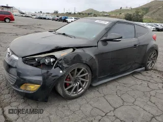2013 Hyundai Veloster w/Black Int with VIN KMHTC6AD9DU133276, listed as a Copart auction lot 53662235 with 123,108 mi miles and Salvage Title. Bid and sale history available at carsss.com. Image 1.