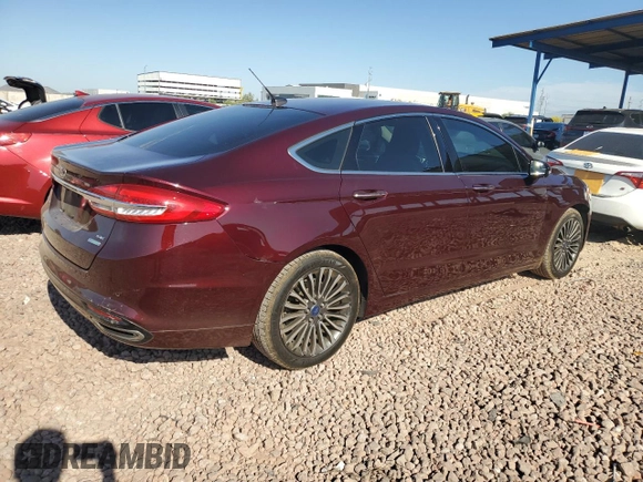2017 Ford Fusion SE with VIN 3FA6P0H9XHR180372, listed as a Copart auction lot 52828055 with 77,165 mi miles and Salvage Title. Bid and sale history available at carsss.com. Image 3.