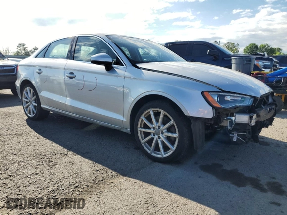 2015 Audi A3 Premium Plus with VIN WAUEFGFF5F1021242, listed as a Copart auction lot 55967015 with 31,658 mi miles and Salvage title. Bid and sale history available at DreamBid. Image 4.