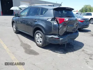 2015 Toyota RAV4 LE with VIN JTMBFREV5FD166614, listed as a IAAI auction lot 42426187 with 110,450 mi miles and . Bid and sale history available at DreamBid. Image 3.