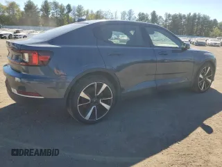 2021 Polestar 2 Launch Edition with VIN LPSED3KAXML019198, listed as a Copart auction lot 65857754 with 114,875 mi miles and Salvage Title. Bid and sale history available at carsss.com. Image 3.