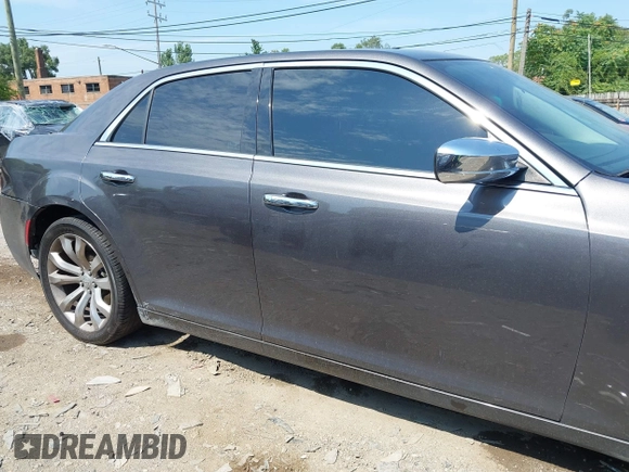 2017 Chrysler 300 C with VIN 2C3CCAETXHH651127, listed as a IAAI auction lot 40206630 with 165,896 mi miles and . Bid and sale history available at carsss.com. Image 14.