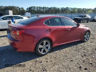 2011 Lexus IS 250 with VIN JTHBF5C20B5137428, listed as a Copart auction lot 50063875 with 193,685 mi miles and Salvage Title. Bid and sale history available at carsss.com. Image 3.