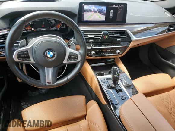2023 BMW 5 Series 530i with VIN WBA53BH04PWY02486, listed as a Copart auction lot 54519385 with 26,979 mi miles and Salvage title. Bid and sale history available at DreamBid. Image 8.