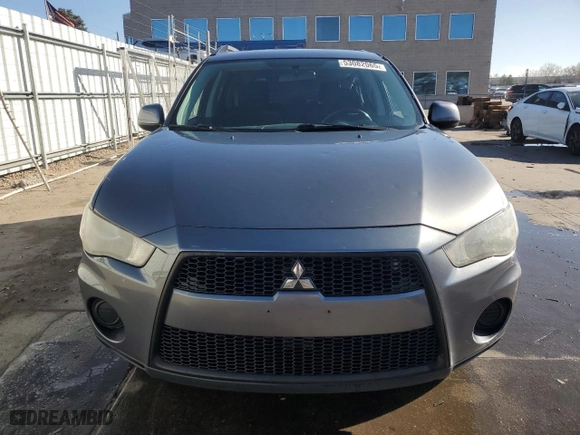 2012 Mitsubishi Outlander ES with VIN JA4AS2AW0CU025825, listed as a Copart auction lot 53082065 with 124,004 mi miles and Salvage Title. Bid and sale history available at carsss.com. Image 5.