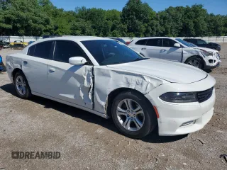 2020 Dodge Charger SXT with VIN 2C3CDXBG4LH108145, listed as a Copart auction lot 58730545 with 93,557 mi miles and Salvage title. Bid and sale history available at DreamBid. Image 4.