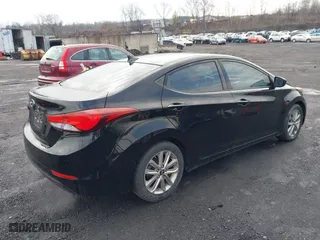 2014 Hyundai Elantra SE with VIN KMHDH4AE7EU106114, listed as a IAAI auction lot 42028273 with 147,578 mi miles. Bid and sale history available at carsss.com. Image 4.