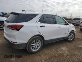 2024 Chevrolet Equinox LT with VIN 3GNAXKEG8RL139995, listed as a Copart auction lot 48483535 with 14,658 mi miles and Non Repairable. Bid and sale history available at DreamBid. Image 3.