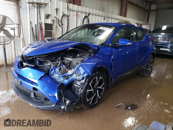 2018 Toyota C-HR XLE with VIN NMTKHMBX3JR018234, listed as a Copart auction lot 49472275 with 76,112 mi miles and Salvage Title. Bid and sale history available at DreamBid. Image 1.