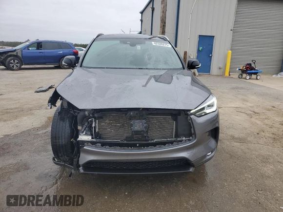 2022 Infiniti QX50 Luxe z VIN 3PCAJ5BA6NF113237, wystawiony jako Copart lot #42326275 z przebiegiem 44 538 mil mil oraz Szkoda całkowita • Salvage title. Historia ofert i sprzedaży dostępna na DreamBid. Obrazek 5.