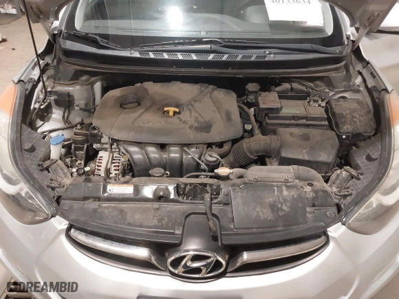 2012 Hyundai Elantra GLS with VIN 5NPDH4AE8CH100012, listed as a IAAI auction lot 40133634 with 82,423 mi miles. Bid and sale history available at carsss.com. Image 10.