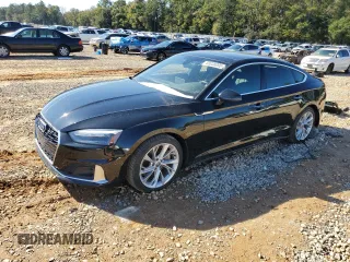 2020 Audi A5 Sportback Premium with VIN WAUANCF58LA002696, listed as a Copart auction lot 88038095 with 50,735 mi miles and Salvage Title. Bid and sale history available at carsss.com. Image 1.