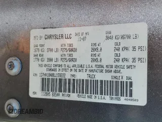 2008 Dodge 1500 SLT with VIN 1D7HA18N88J159222, listed as a Copart auction lot 45578645 with 218,877 mi miles and Clean Title. Bid and sale history available at carsss.com. Image 12.