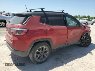 2020 Jeep Compass Trailhawk with VIN 3C4NJDDB6LT208185, listed as a Copart auction lot 56892265 with 90,924 mi miles and Salvage title. Bid and sale history available at DreamBid. Image 3.