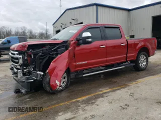 2020 Ford Super Duty F-250 SRW XL with VIN 1FT7W2BTXLEE61407, listed as a Copart auction lot 51090185 with 52,956 mi miles and Salvage Title. Bid and sale history available at carsss.com. Image 1.