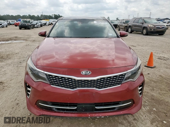 2016 Kia Optima SX Turbo with VIN 5XXGW4L24GG114013, listed as a Copart auction lot 60498985 with 106,457 mi miles and Clean title. Bid and sale history available at DreamBid. Image 5.