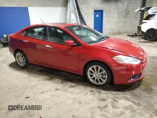 2013 Dodge Dart Limited with VIN 1C3CDFCA7DD188799, listed as a Copart auction lot 57661195 with 26,774 mi miles and Salvage title. Bid and sale history available at DreamBid. Image 4.
