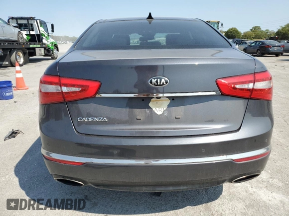 2015 Kia Cadenza Premium with VIN KNALN4D72F5174254, listed as a Copart auction lot 72130824 with 103,220 mi miles and Salvage Title. Bid and sale history available at carsss.com. Image 6.