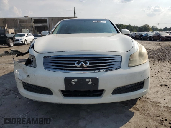 2008 Infiniti G35 x with VIN JNKBV61F88M270905, listed as a Copart auction lot 69541214 with 163,686 mi miles and Salvage Title. Bid and sale history available at DreamBid. Image 5.