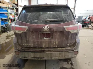 2015 Toyota Highlander LE with VIN 5TDBKRFH7FS181785, listed as a Copart auction lot 46100905 with 326,520 mi miles and Salvage Title. Bid and sale history available at carsss.com. Image 6.