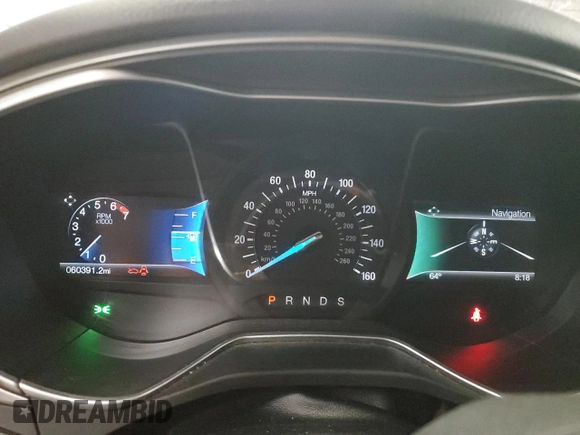 2015 Ford Fusion SE with VIN 3FA6P0HD9FR178758, listed as a Copart auction lot 60090355 with 60,391 mi miles and Salvage title. Bid and sale history available at DreamBid. Image 9.