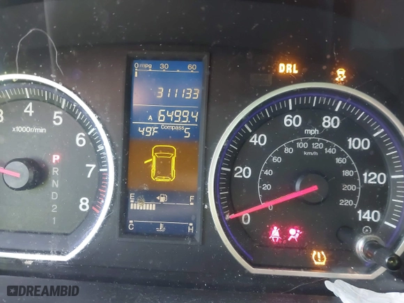 2010 Honda CR-V EX with VIN 3CZRE3H53AG700371, listed as a IAAI auction lot 41939623 with 311,133 mi miles. Bid and sale history available at carsss.com. Image 7.