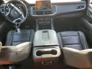 2021 Chevrolet Tahoe Premier with VIN 1GNSKSKD8MR331383, listed as a Copart auction lot 70684144 with 81,801 mi miles and Salvage Title. Bid and sale history available at carsss.com. Image 8.
