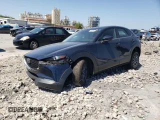 2023 Mazda CX-30 S with VIN 3MVDMBAM7PM520298, listed as a Copart auction lot 52251295 with 19,196 mi miles and Salvage Title. Bid and sale history available at carsss.com. Image 1.