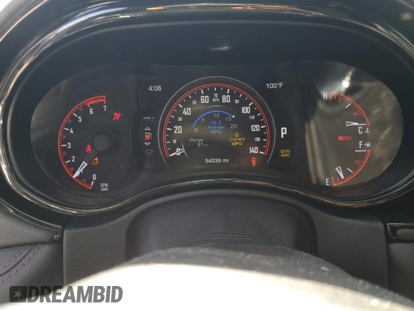 2022 Dodge Durango R/T z VIN 1C4SDJCT1NC136202, wystawiony jako Copart lot #54771065 z przebiegiem 54 039 mil mil oraz Szkoda całkowita • Salvage title. Historia ofert i sprzedaży dostępna na DreamBid. Obrazek 9.