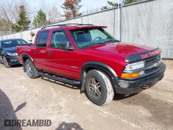 2004 Chevrolet S-10 LS with VIN 1GCDT13XX4K143510, listed as a IAAI auction lot 41933767 with 72,972 mi miles and . Bid and sale history available at DreamBid. Image 1.