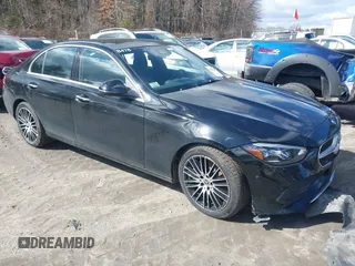 2025 Mercedes-Benz C 300 with VIN W1KAF4HB5SR241590, listed as a IAAI auction lot 41654082 with 4,297 mi miles and . Bid and sale history available at DreamBid. Image 1.
