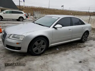 2006 Audi A8 4.2L z VIN WAULL44E86N017283, wystawiony jako Copart lot #43999865 z przebiegiem Nie podano mil oraz Szkoda całkowita • Salvage title. Historia ofert i sprzedaży dostępna na DreamBid. Obrazek 1.