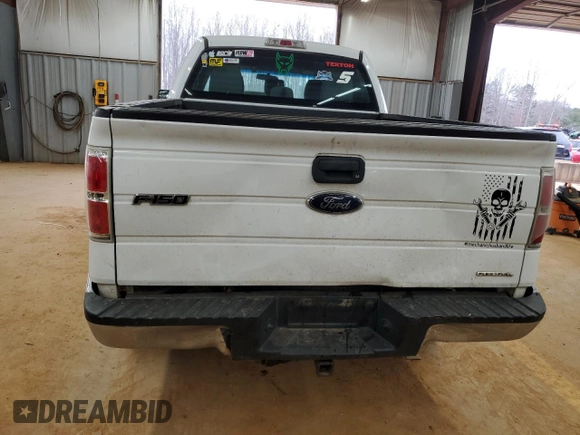 2013 Ford F-150 XL with VIN 1FTFX1EF9DFA16015, listed as a Copart auction lot 46990295 with 244,997 mi miles and Salvage Title. Bid and sale history available at carsss.com. Image 6.