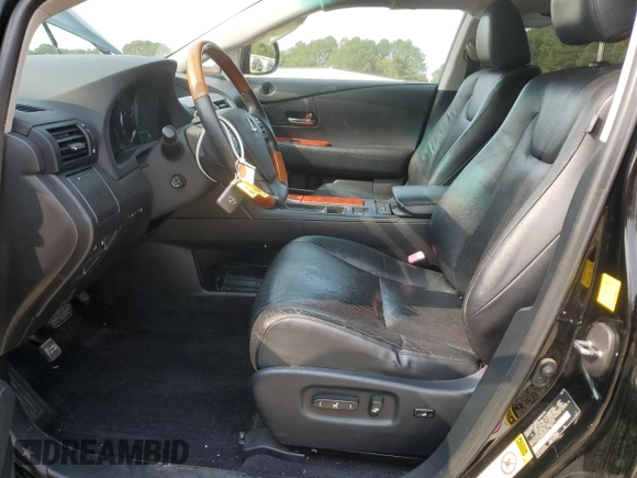 2011 Lexus RX 450h with VIN JTJBC1BAXB2032275, listed as a Copart auction lot 58823935 with 108,690 mi miles and Salvage title. Bid and sale history available at DreamBid. Image 7.