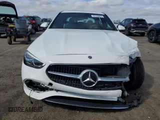 2023 Mercedes-Benz C 300 with VIN W1KAF4HB3PR125456, listed as a Copart auction lot 51136825 with 28,186 mi miles and Salvage Title. Bid and sale history available at DreamBid. Image 5.