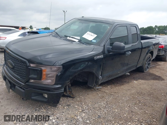 2018 Ford F-150 XL with VIN 1FTEX1EP1JKC22405, listed as a IAAI auction lot 42143837 with 111,597 mi miles and . Bid and sale history available at DreamBid. Image 2.