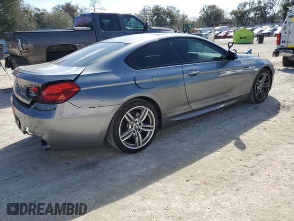 2013 BMW 6 Series 650i with VIN WBAYM9C57DDW20035, listed as a Copart auction lot 47051175 with 96,315 mi miles and Salvage Title. Bid and sale history available at carsss.com. Image 3.